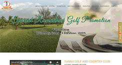 Desktop Screenshot of damaigolf.com